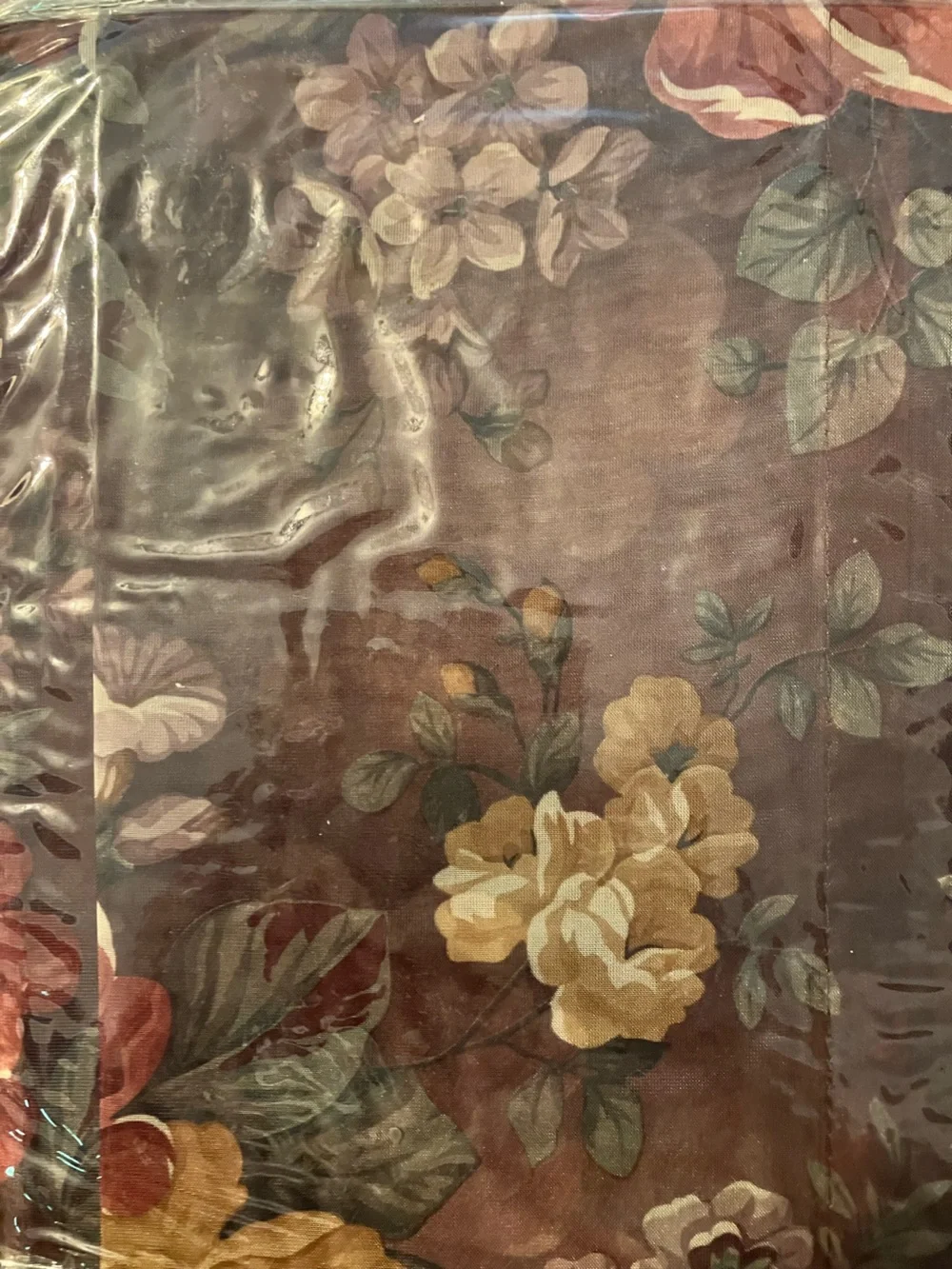2 Floral Curtain Panels